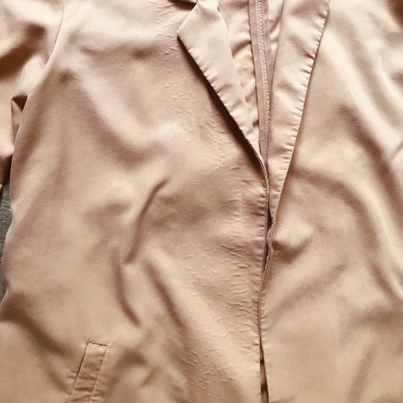 Dusty Rose Pink Trench Coat - Picture 2 of 5